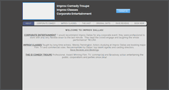 Desktop Screenshot of improvdallas.com